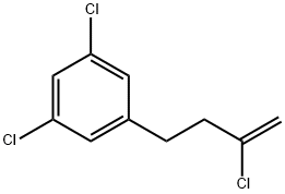 2-CHLORO-4-(3,5-DICHLOROPHENYL)-1-BUTENE 结构式