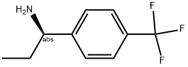 (1R)-1-[4-(TRIFLUOROMETHYL)PHENYL]PROPYLAMINE 结构式