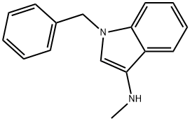 (1-BENZYL-INDOL-3-YL)METHYLAMINE 结构式