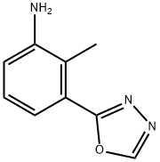 2-甲基-3-(1,3,4-噁二唑-2-基)苯胺 结构式