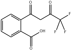 4,4,4-TRIFLUORO-1-(2-CARBOXYPHENYL)BUTANE-1,3-DIONE 结构式