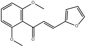 1-(2,6-DIMETHOXYPHENYL)-3(2-FURYL)-PROP-2-EN-1-ONE 结构式