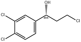 (R)-3-氯-1-(3,4-二氯苯基)丙-1-醇 结构式