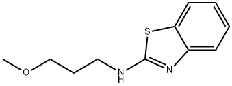 N-(3-METHOXYPROPYL)-1,3-BENZOTHIAZOL-2-AMINE 结构式