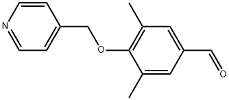 3,5-DIMETHYL-4-(PYRIDIN-4-YLMETHOXY)BENZALDEHYDE 结构式