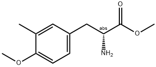 METHYL (2R)-2-AMINO-3-(4-METHOXY-3-METHYLPHENYL)PROPANOATE 结构式