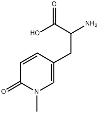 2-AMINO-3-(1-METHYL-6-OXO-1,6-DIHYDRO-PYRIDIN-3-YL)-PROPIONIC ACID 结构式