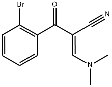 2-(2-Bromobenzoyl)-3-(dimethylamino)acrylonitrile 结构式