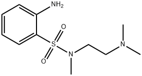 2-AMINO-N-((DIMETHYLAMINO)ETHYL)-N-METHYLBENZENESULFONAMIDE 结构式