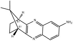 11,11-DIMETHYL-1,2,3,4-TETRAHYDRO-1,4-METHANOPHENAZIN-7-AMINE 结构式
