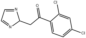 1-(2,4-DICHLORO-PHENYL)-2-(2H-IMIDAZOL-2-YL)-ETHANONE 结构式