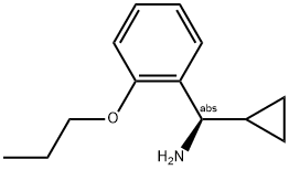 (1R)CYCLOPROPYL(2-PROPOXYPHENYL)METHYLAMINE 结构式