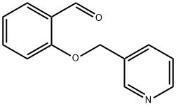 2-(3-吡啶基甲氧基)苯甲醛 结构式