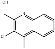 (3-CHLORO-4-METHYLQUINOLIN-2-YL)METHANOL 结构式