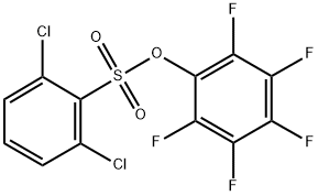 PENTAFLUOROPHENYL 2,6-DICHLORO-BENZENESULFONATE 结构式