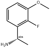 (1S)-1-(2-FLUORO-3-METHOXYPHENYL)ETHYLAMINE 结构式