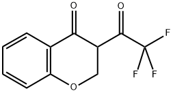 3-(TRIFLUOROACETYL)-2,3-DIHYDRO-4H-CHROMEN-4-ONE 结构式