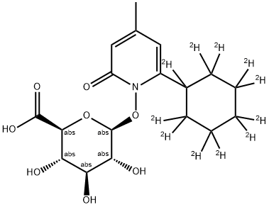 CICLOPIROX-D11 GLUCURONIDE 结构式