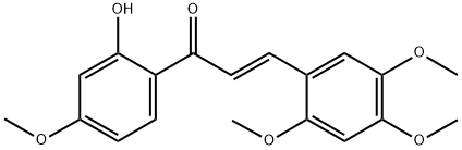 2'-HYDROXY-2,4,4',5-TETRAMETHOXYCHALCONE 结构式