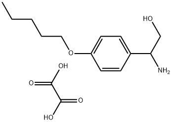 2-AMINO-2-[4-(PENTYLOXY)PHENYL]ETHANOL OXALATE 结构式