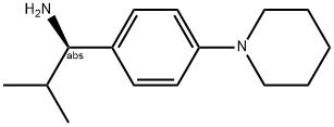 (1R)-2-METHYL-1-(4-PIPERIDYLPHENYL)PROPYLAMINE 结构式