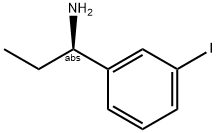 (1R)-1-(3-IODOPHENYL)PROPYLAMINE 结构式