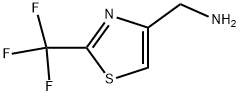 (2-(三氟甲基)噻唑-4-基) 甲胺 结构式