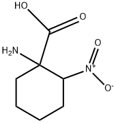 1-Amino-2-nitrocyclohexanecarboxylic acid 结构式