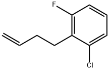 4-(2-CHLORO-6-FLUOROPHENYL)-1-BUTENE 结构式
