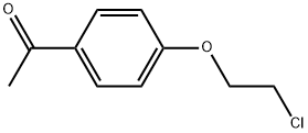 1-[4-(2-CHLOROETHOXY)PHENYL]ETHANONE 结构式