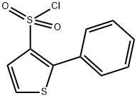 2-PHENYLTHIOPHENE-3-SULPHONYL CHLORIDE 结构式
