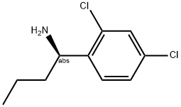 (1R)-1-(2,4-DICHLOROPHENYL)BUTYLAMINE 结构式