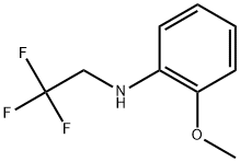N-(2-METHOXYPHENYL)-N-(2,2,2-TRIFLUOROETHYL)AMINE 结构式