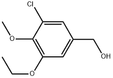 (3-CHLORO-5-ETHOXY-4-METHOXYPHENYL)METHANOL 结构式