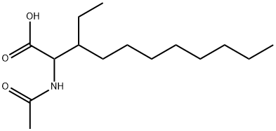 2-ACETAMIDO-3-ETHYLUNDECANOIC ACID 结构式