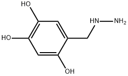 2,4,5-TRIHYDROXY-BENZYL-HYDRAZINE 结构式