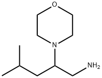 4-METHYL-2-(MORPHOLIN-4-YL)PENTAN-1-AMINE 结构式