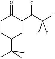 4-TERT-BUTYL-2-(TRIFLUOROACETYL)CYCLOHEXANONE 结构式