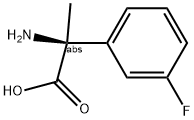 (2S)-2-AMINO-2-(3-FLUOROPHENYL)PROPANOIC ACID 结构式