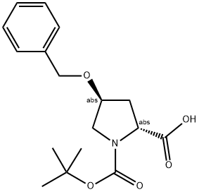 BOC-D-HYP(BZL)-OH 结构式