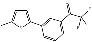 3'-(5-METHYL-2-THIENYL)-2,2,2-TRIFLUOROACETOPHENONE 结构式