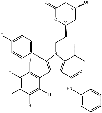阿托伐他汀-D5内酯 结构式