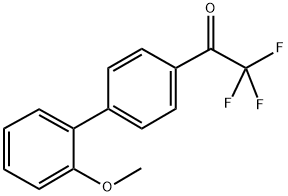 4'-(2-METHOXYPHENYL)-2,2,2-TRIFLUOROACETOPHENONE 结构式