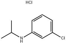 (3-CHLORO-PHENYL)-ISOPROPYL-AMINE HYDROCHLORIDE 结构式