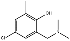 4-氯-2-((二甲氨基)甲基)-6-甲基苯酚 结构式