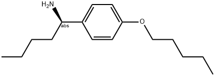 (1R)-1-(4-PENTYLOXYPHENYL)PENTYLAMINE 结构式