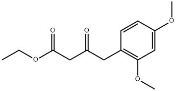 4-(2,4-DIMETHOXY-PHENYL)-3-OXO-BUTYRIC ACID ETHYL ESTER 结构式