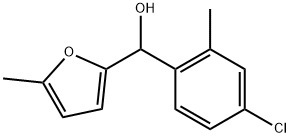 4-CHLORO-2-METHYLPHENYL-(5-METHYL-2-FURYL)METHANOL 结构式