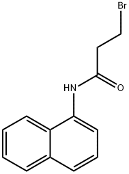 3-BROMO-N-(1-NAPHTHYL)PROPANAMIDE 结构式