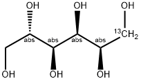 L-[1-13C]GLUCITOL 结构式